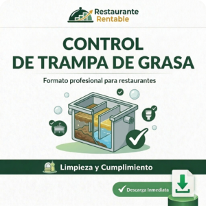Control de trampa de grasa
