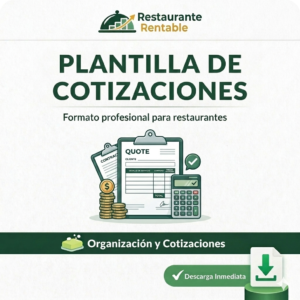 Plantilla profesional de cotizaciones