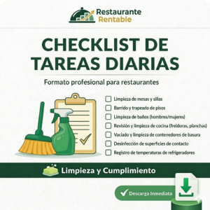 Check list de tareas diarias local